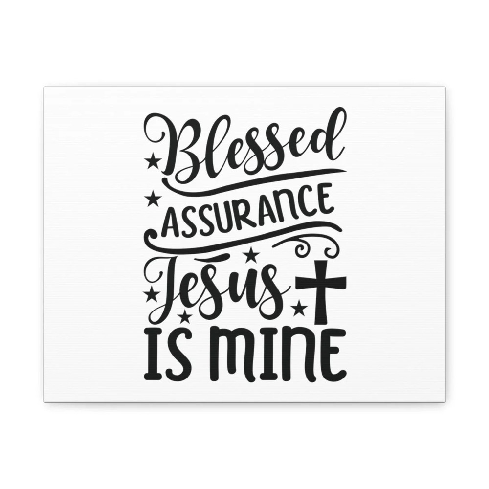 Scripture Walls Blessed Assurance Hebrews 10:22 Cross Christian Wall Art Bible
